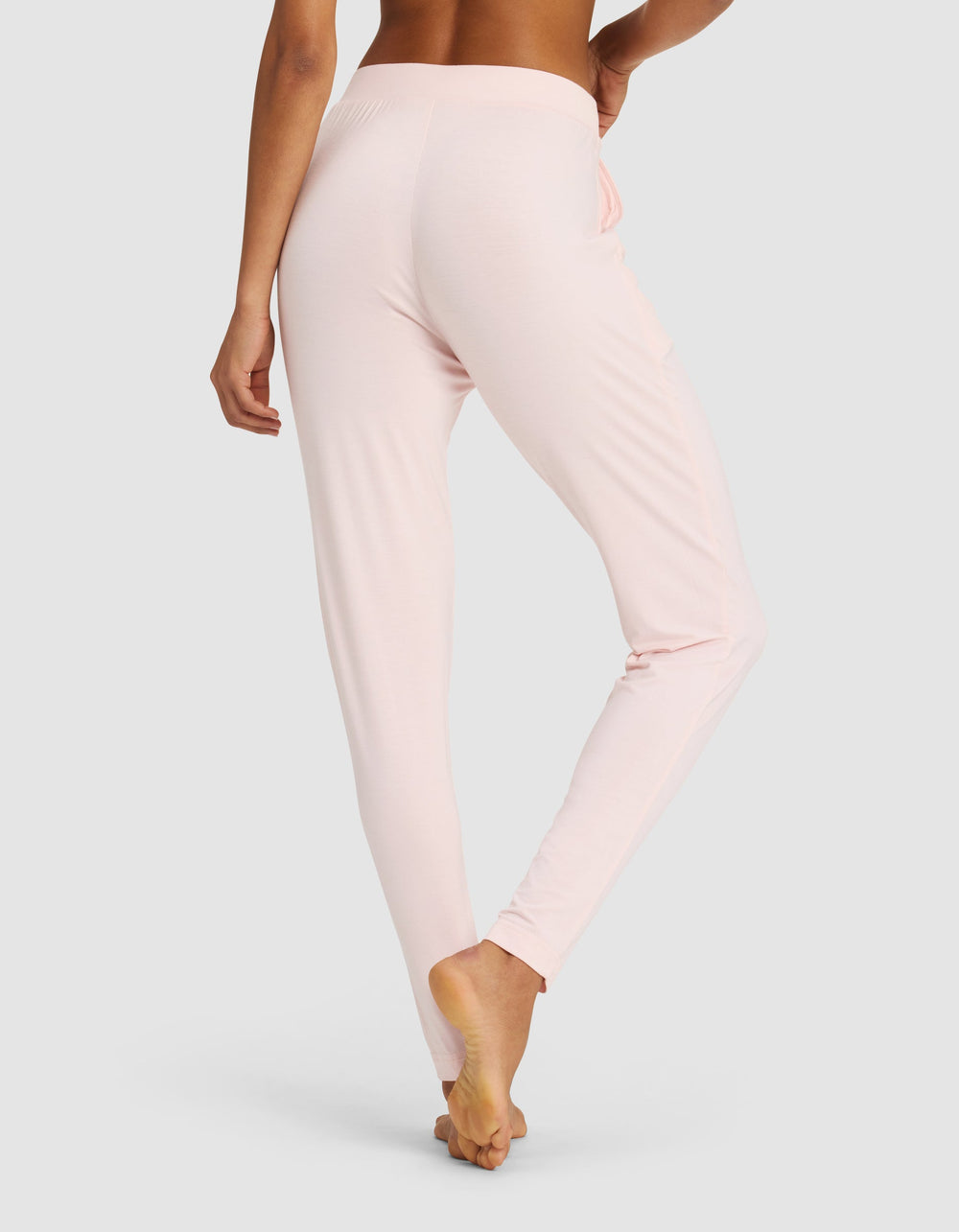 Women's Bamboo Stretch-Knit Tapered Pant in blue | Cozy Earth