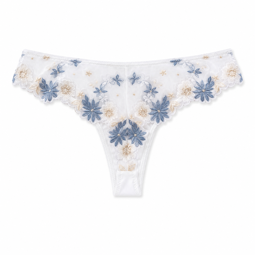 SWM-J15 - Sweet Modal Tanga in white | huit-lingerie