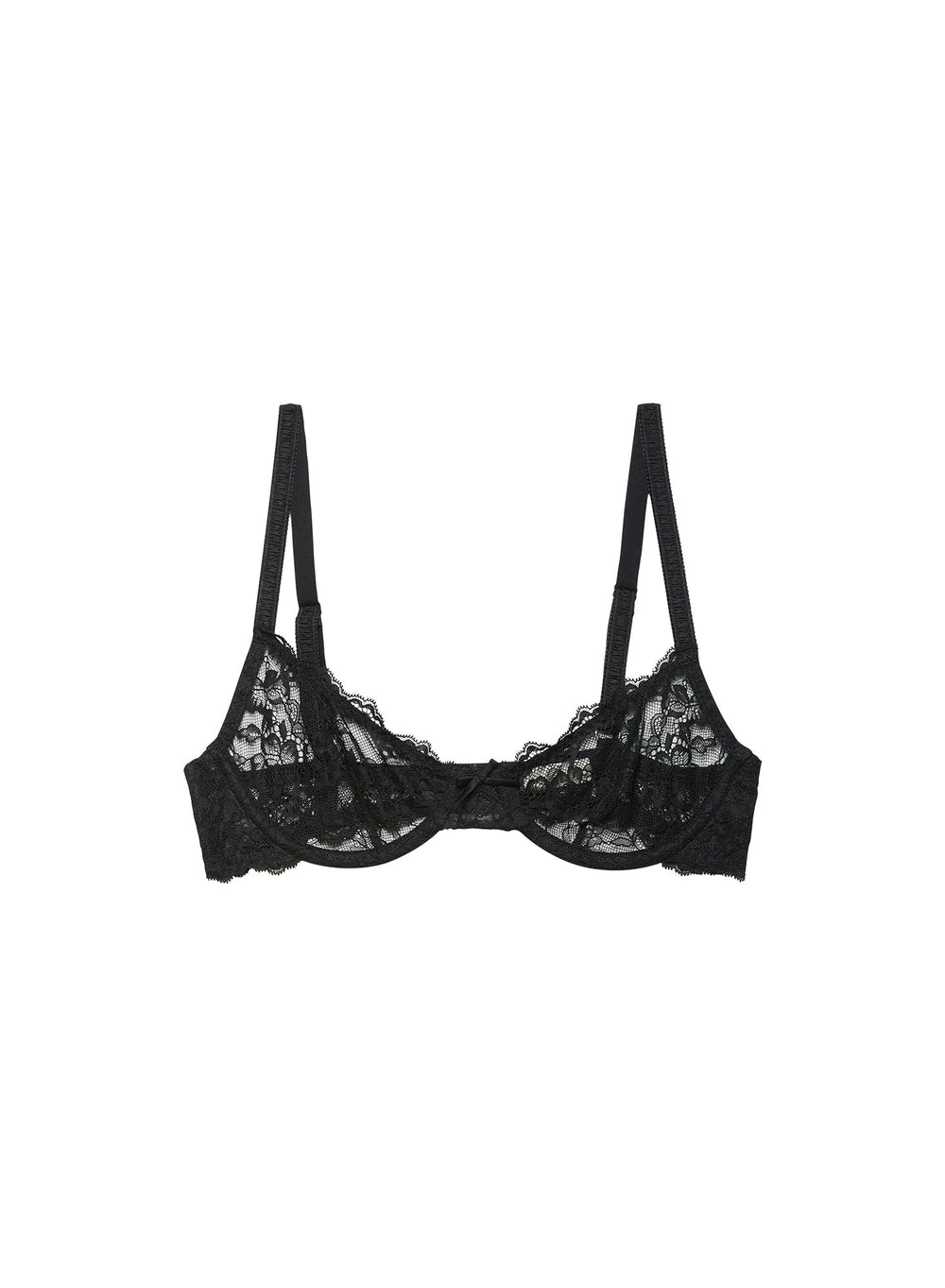 Fleur du Mal Bianca Lace Bra in black