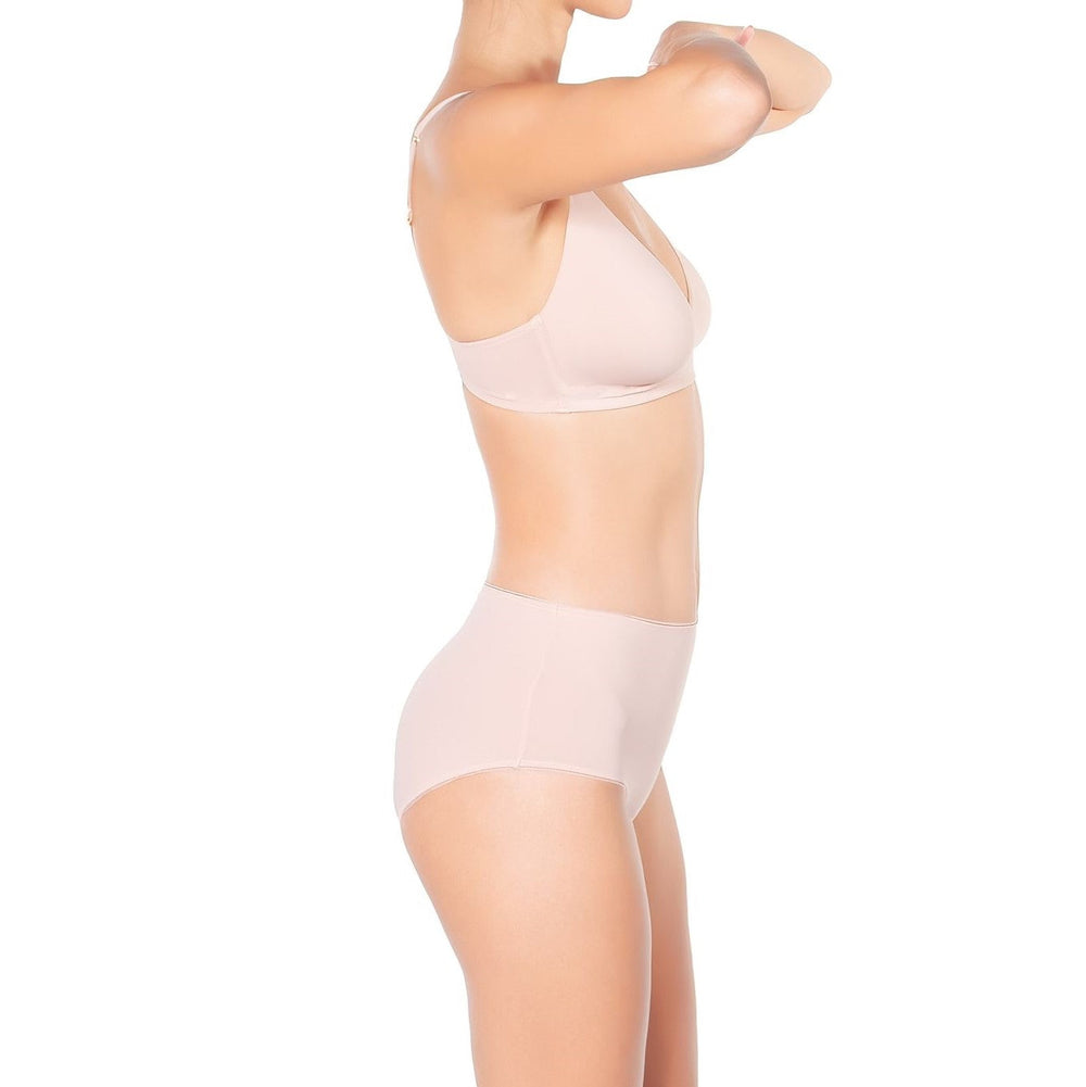 ☁️ FOS-J41 Lightweight Microfiber Brief in pink | huit-lingerie