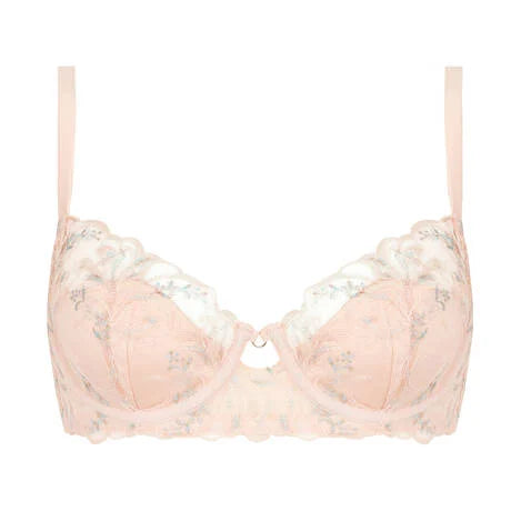 Prestige Rêve Underwire demi bra in pink | huit-lingerie