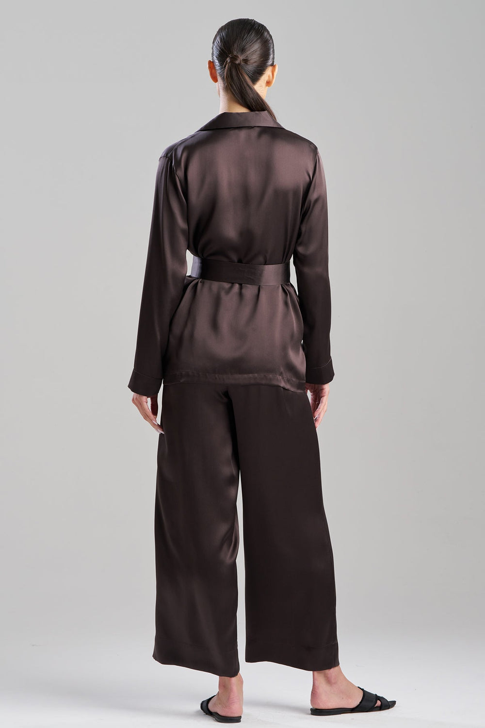 Key Silk PJ Set in brown | Natori