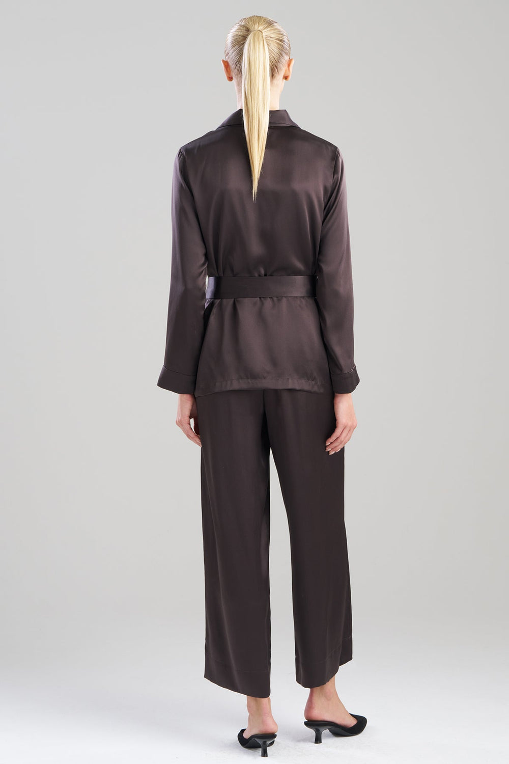 Key Silk PJ Set in brown | Natori