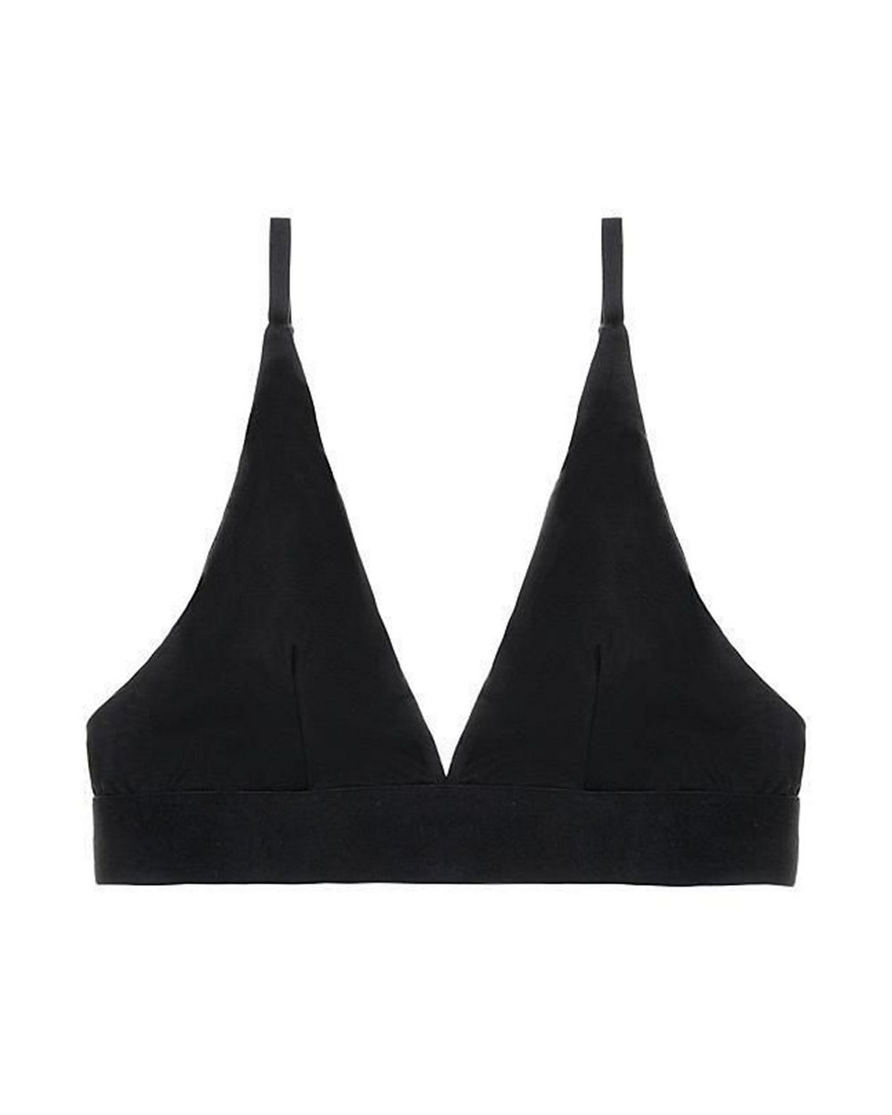 Base Range Triangle Bra in black