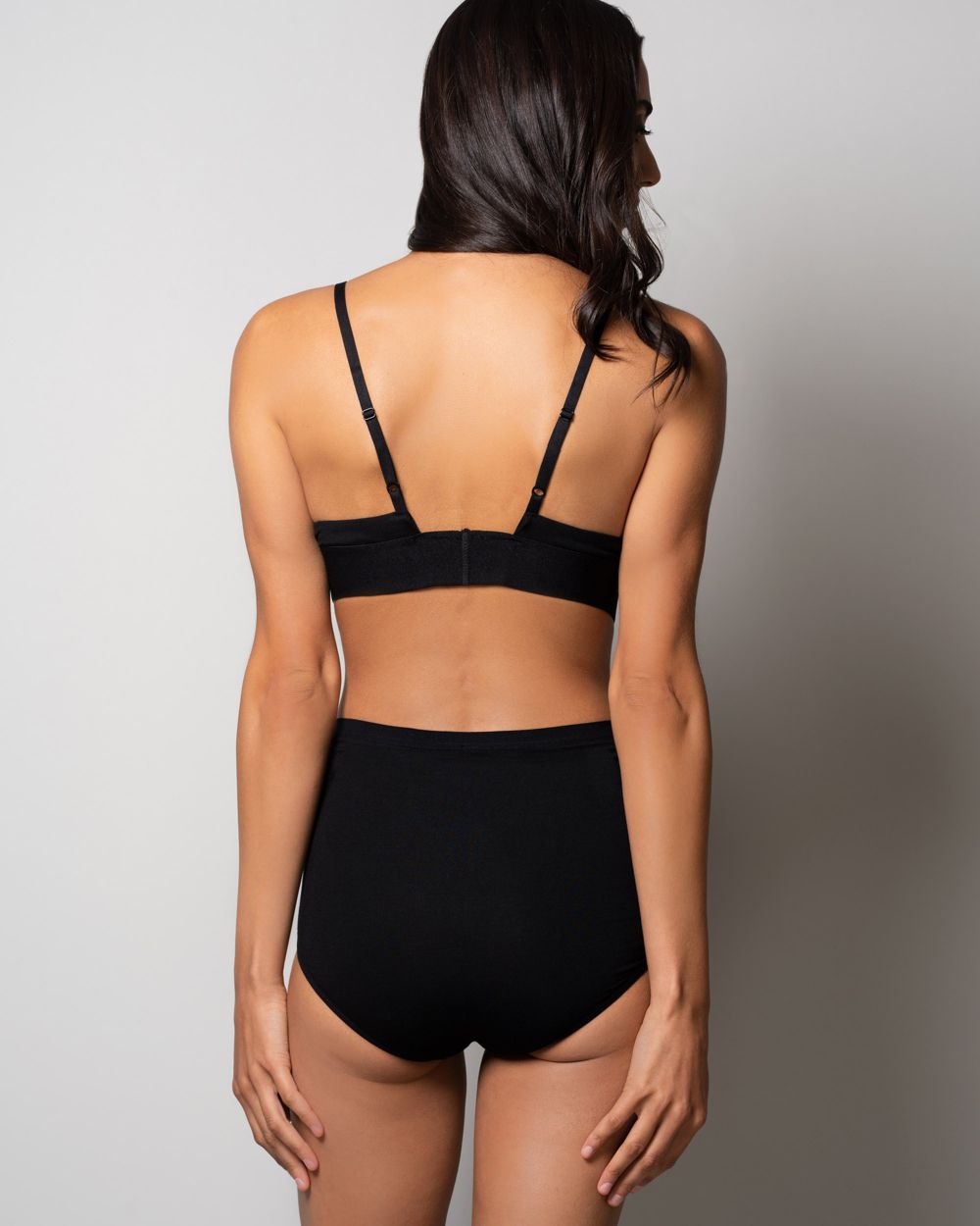 Base Range High Waist Bell Pants in black