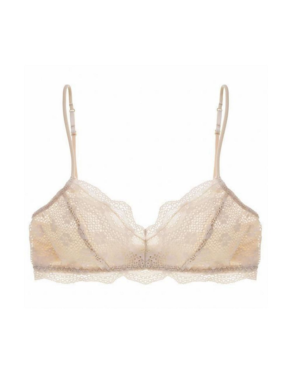 Eberjey India Retro Bralet in beige