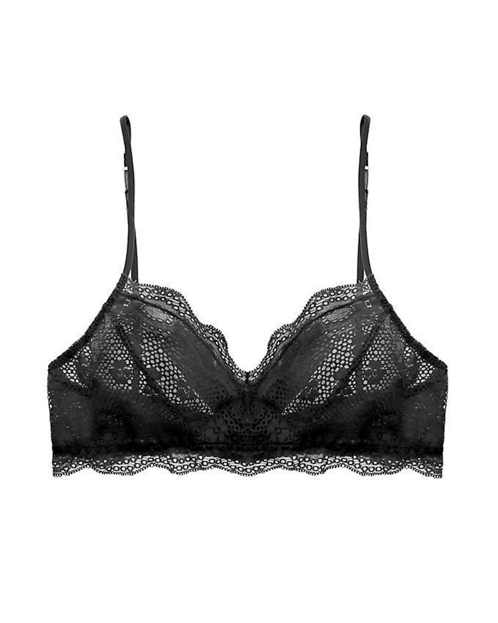 Eberjey India Retro Bralet in black