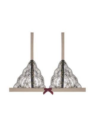 Bordelle Orient Belle Triangle Bra in beige