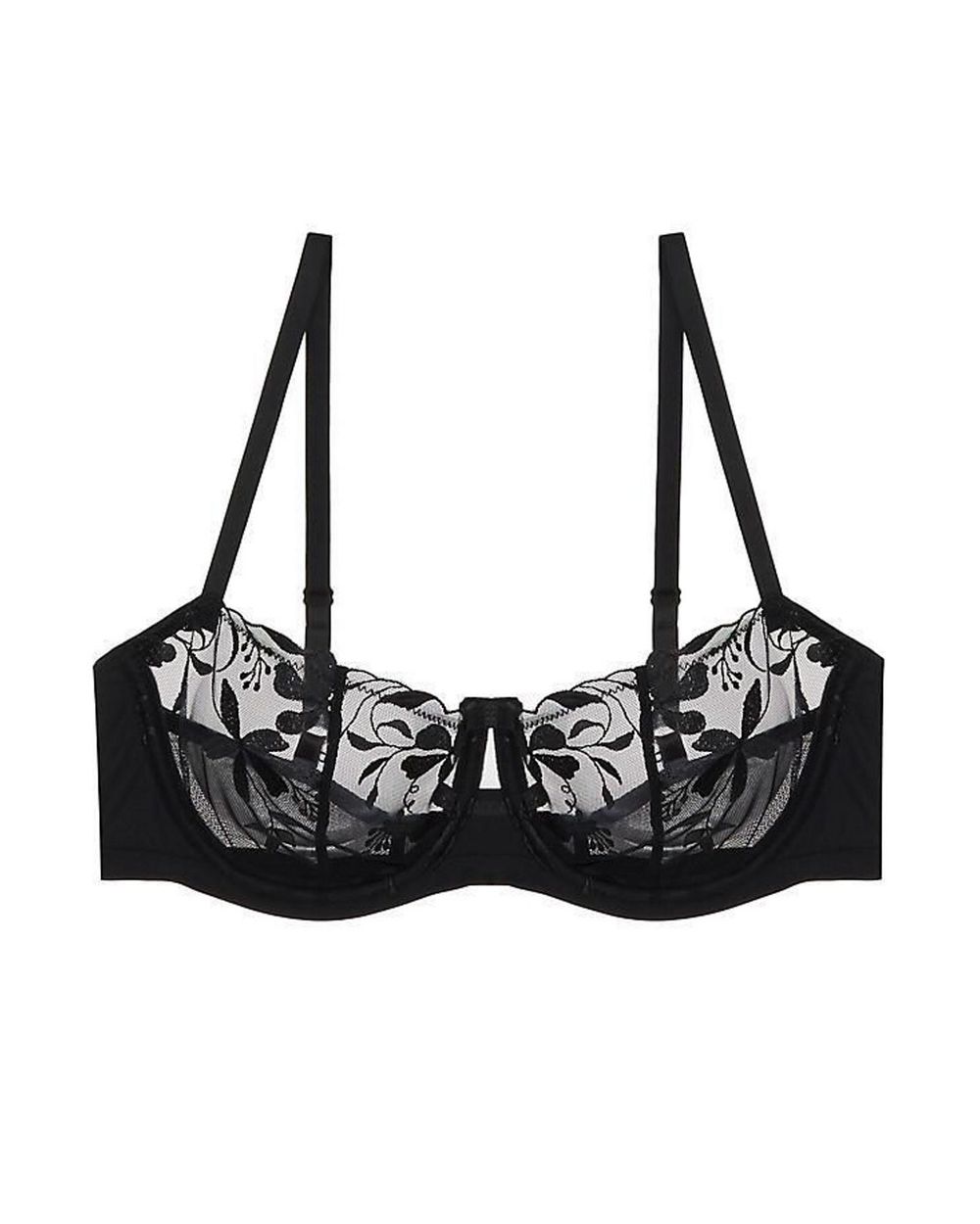 Triumph Sexy Angel Spotlight Balconette Bra in black