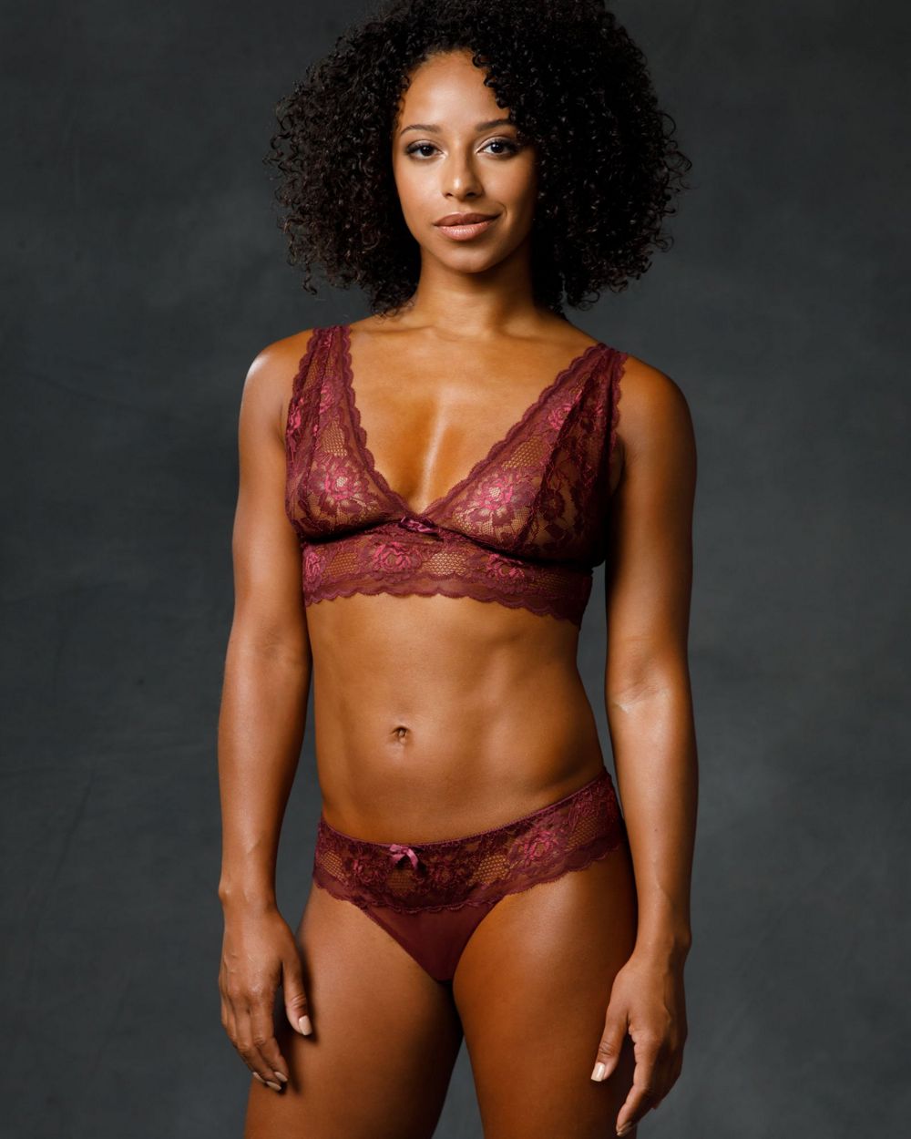 Journelle Camille Thong in red