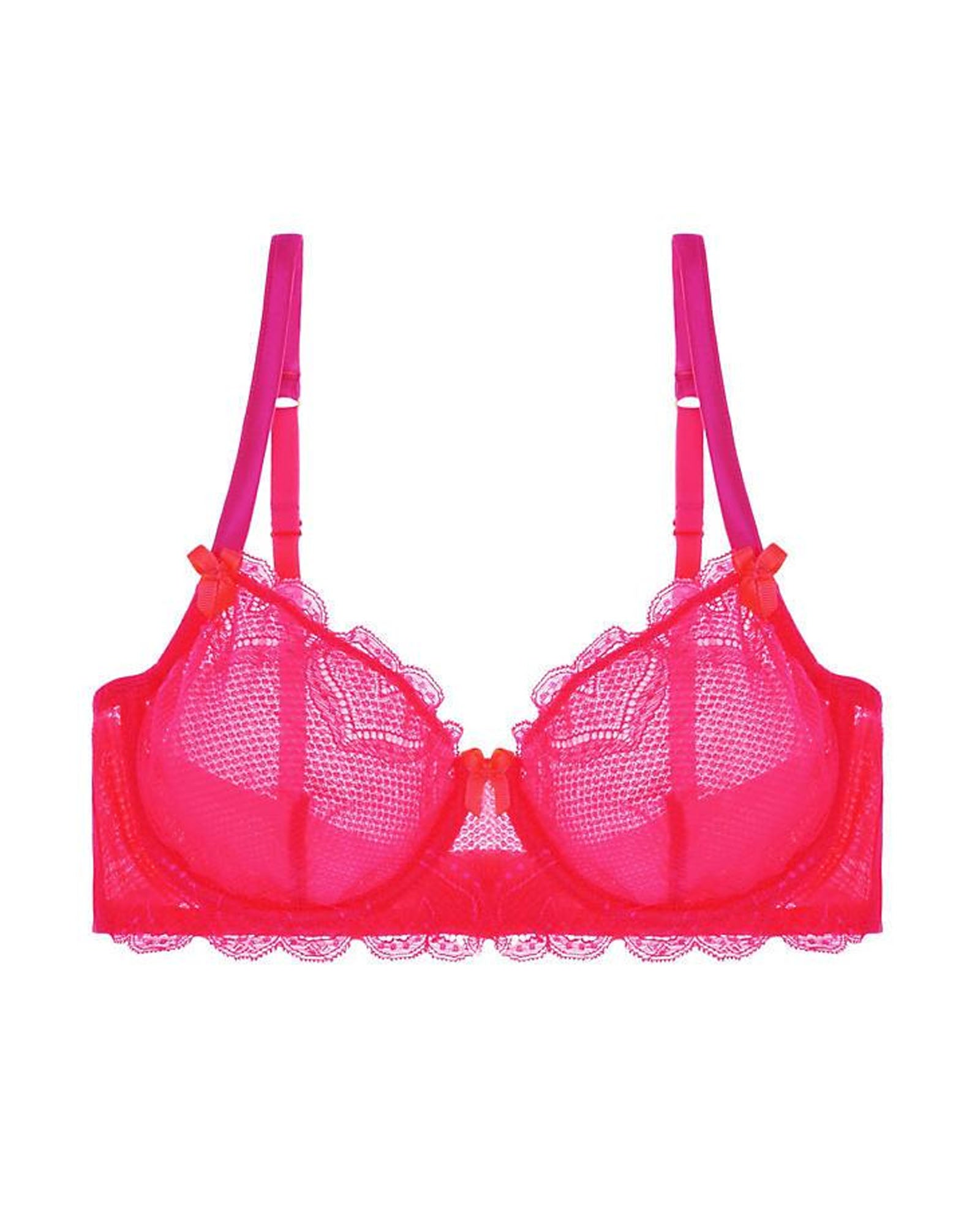 Mimi Holliday Hot Lips Comfort Bra in pink