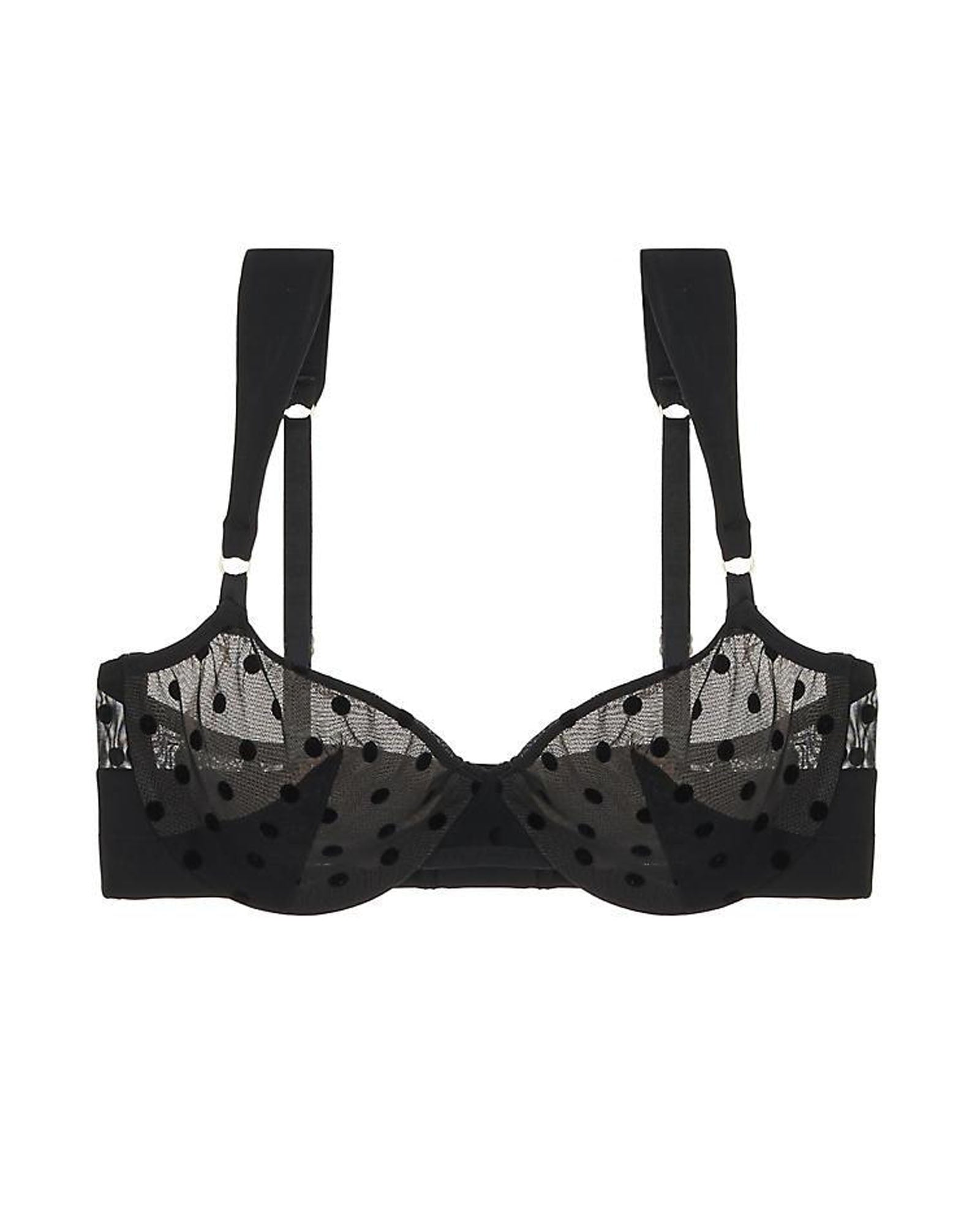 Stella McCartney Olivia Humming Underwire Bra in black