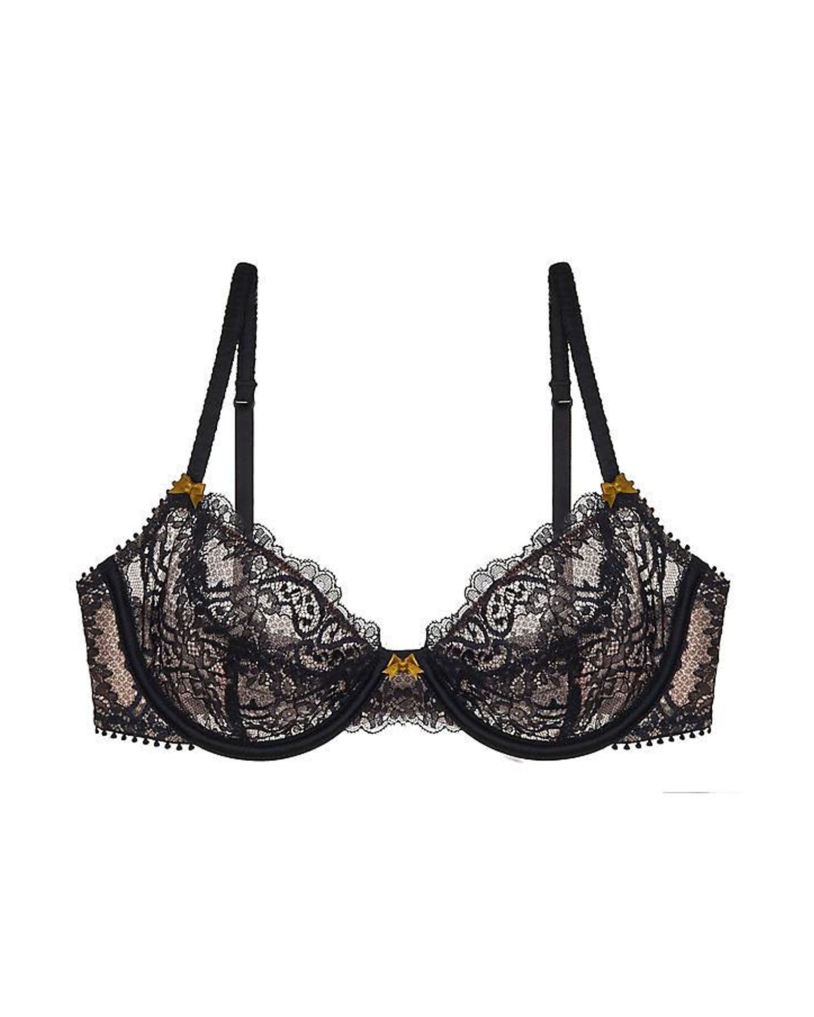 Heidi Klum Intimates Olympia Lashes Underwire Bra in purple