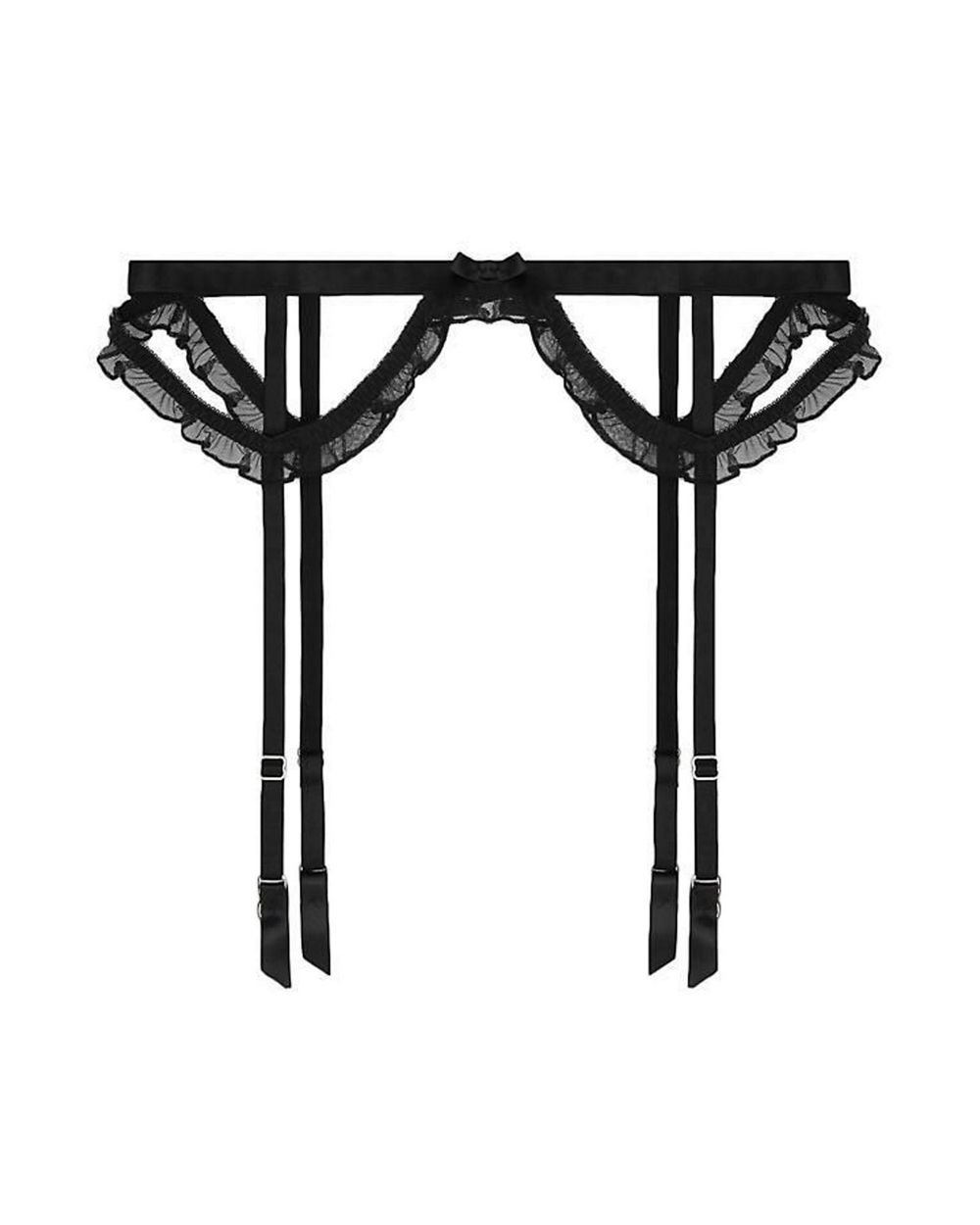 Journelle Cassandra Suspender Belt in black