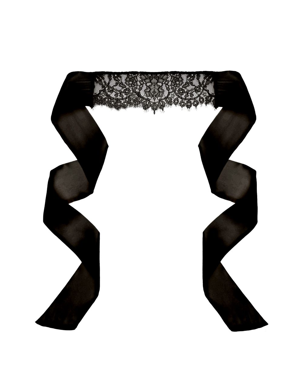 Journelle Grace Eye Mask in white