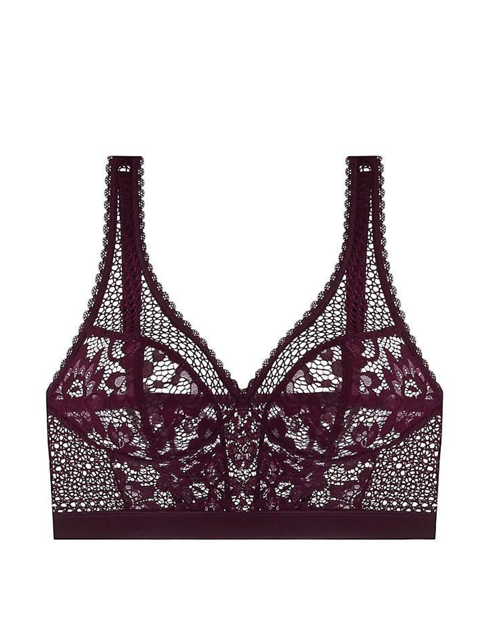 Else Petunia High-Apex Longline Bra in purple