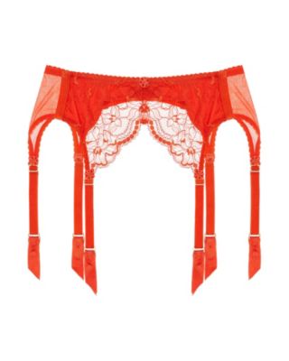 Dita Von Teese Tryst Suspender in orange
