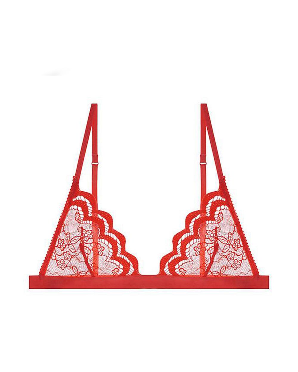 Heidi Klum Intimates Velvet Orchid Soft Cup Bra in red