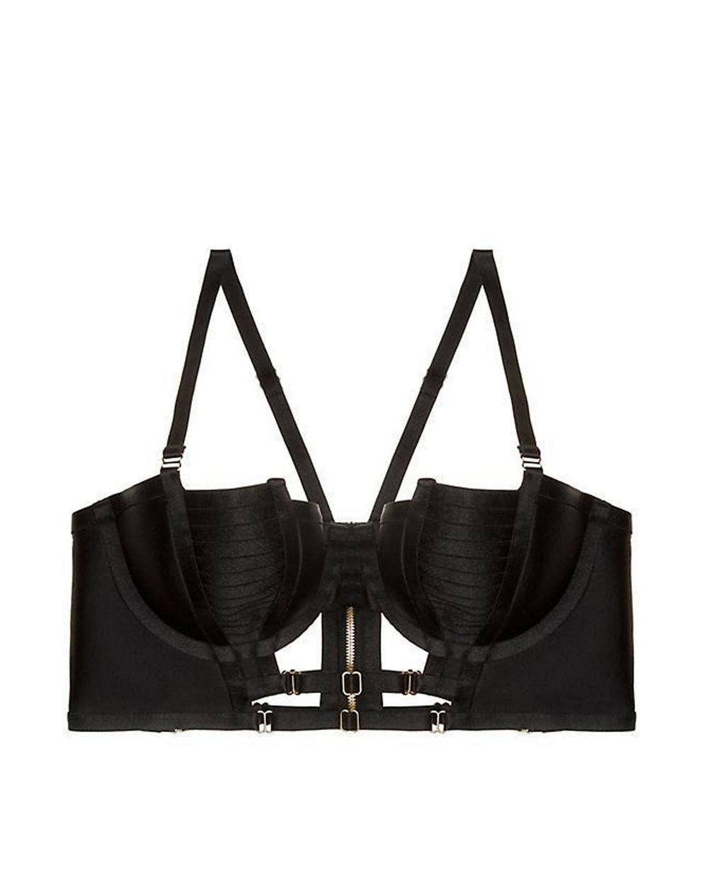 Bordelle Art Deco Bodice Bra in black
