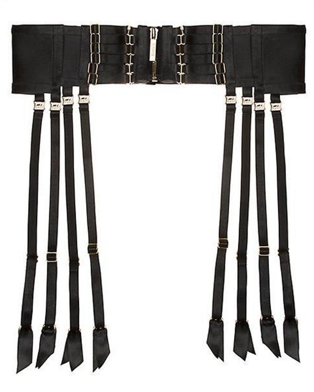 Bordelle Art Deco Adjustable Suspender in black