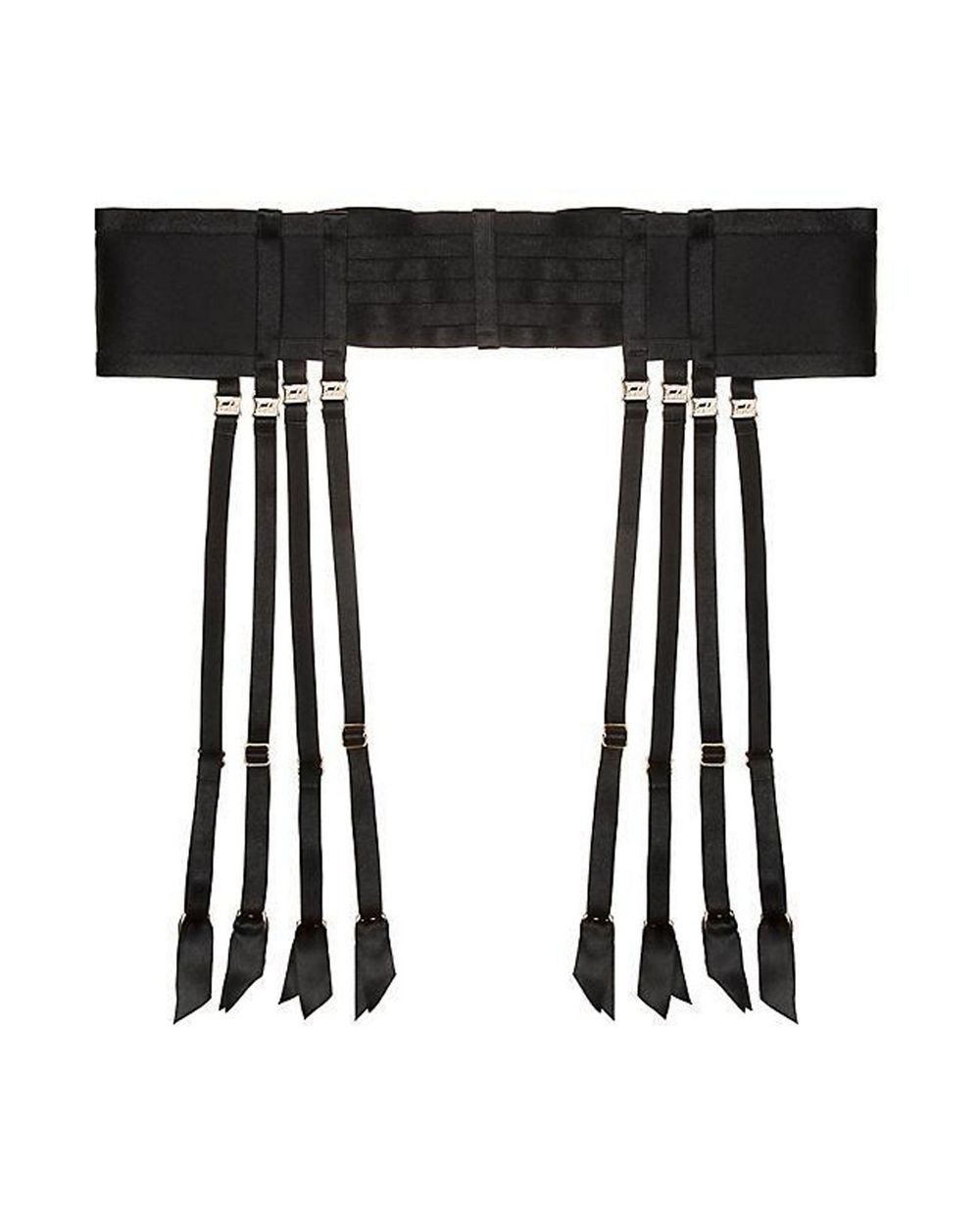 Bordelle Art Deco Adjustable Suspender in black