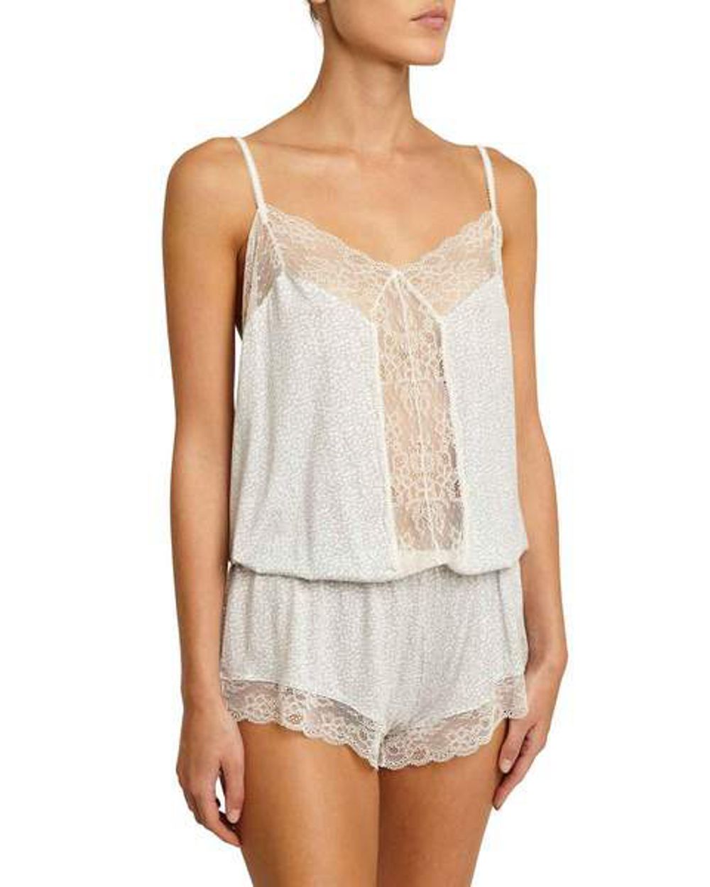 Eberjey Mink Puff Teddy in blue