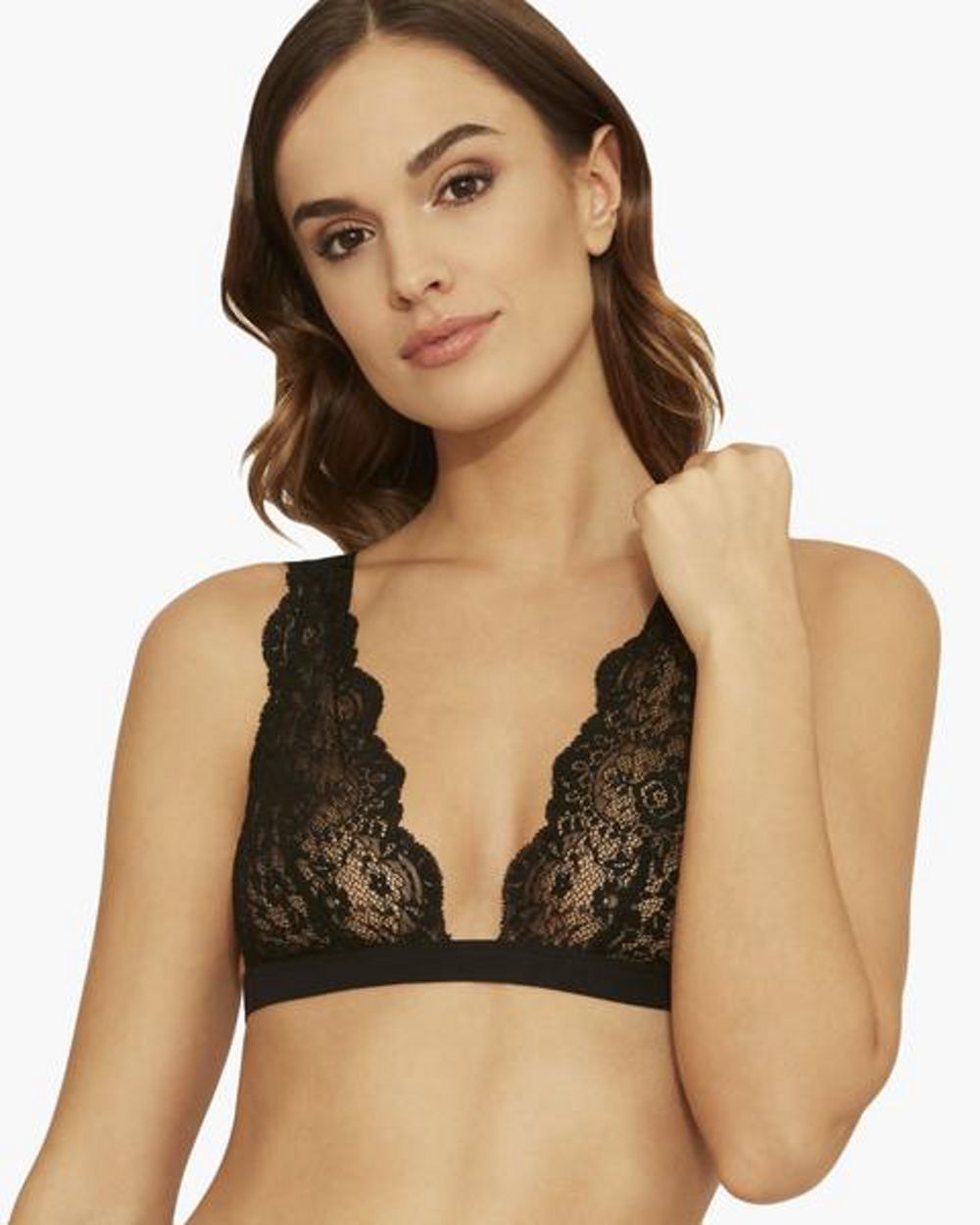 Eberjey Ariza Bralet in black