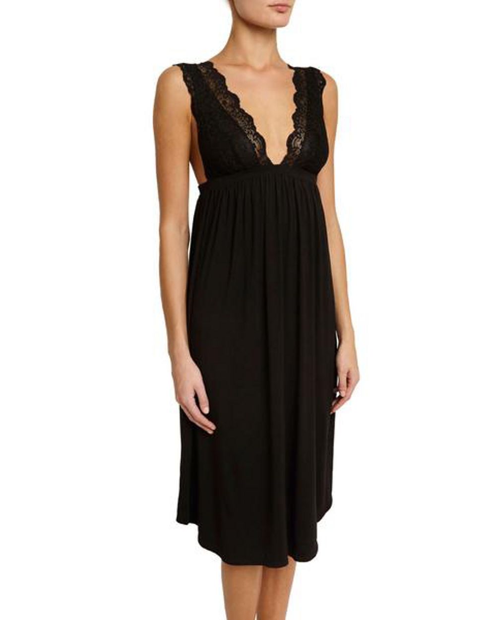 Eberjey Ariza Gown in black