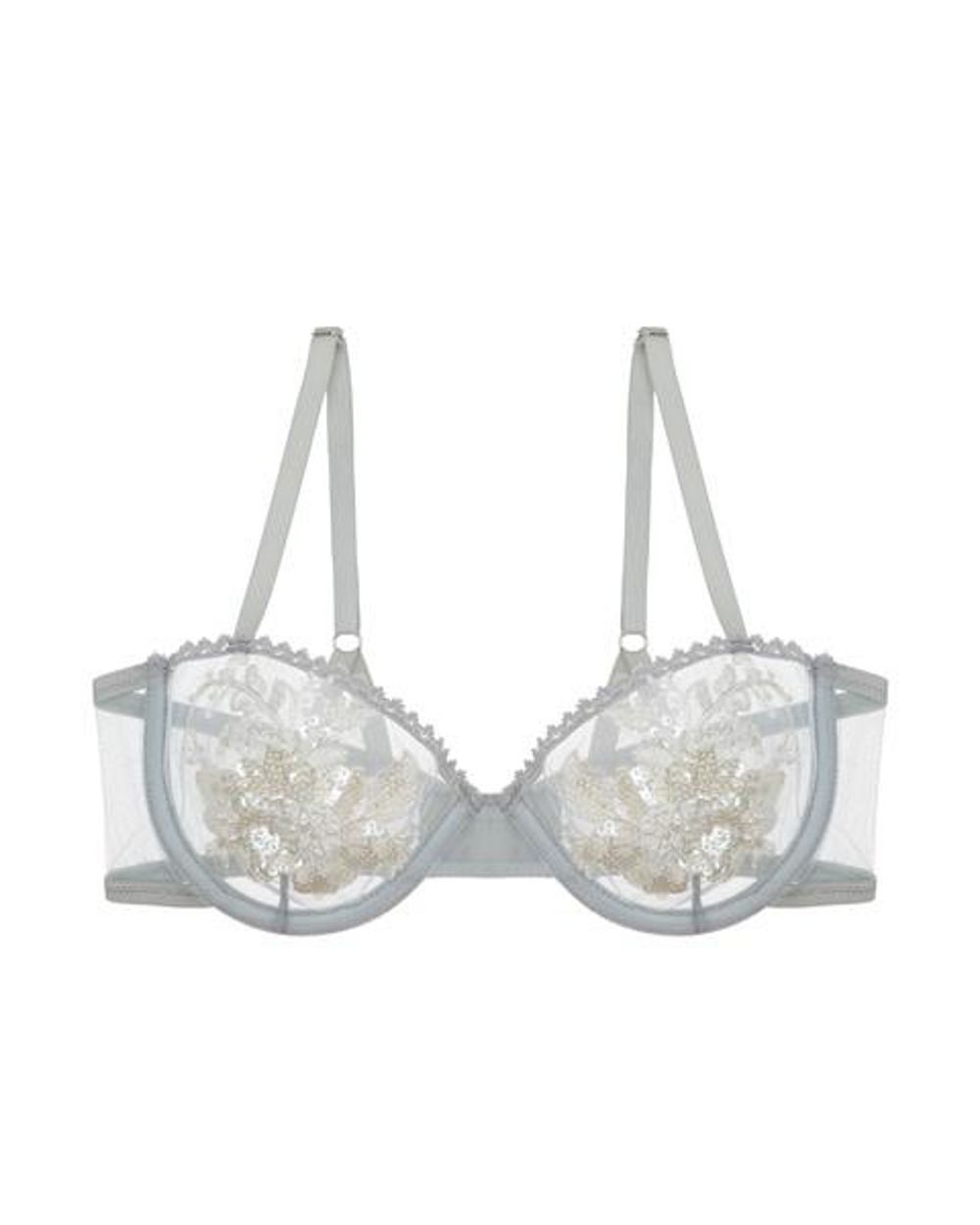 Taryn Winters Kharis Bespoke Demi Bra in blue