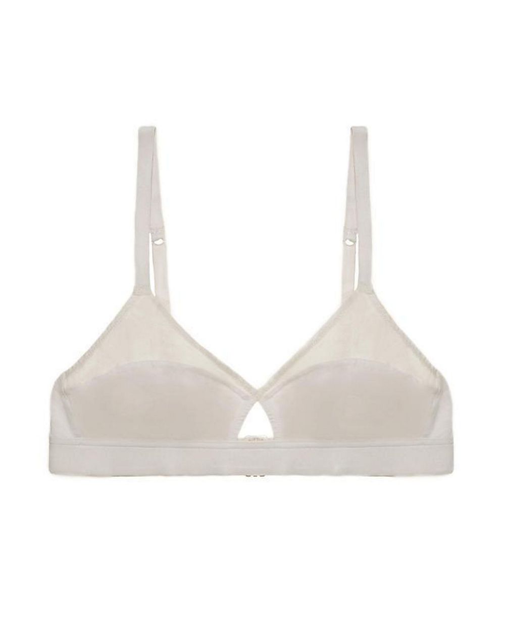The Great Eros Fresco Cut Out Bralette in white