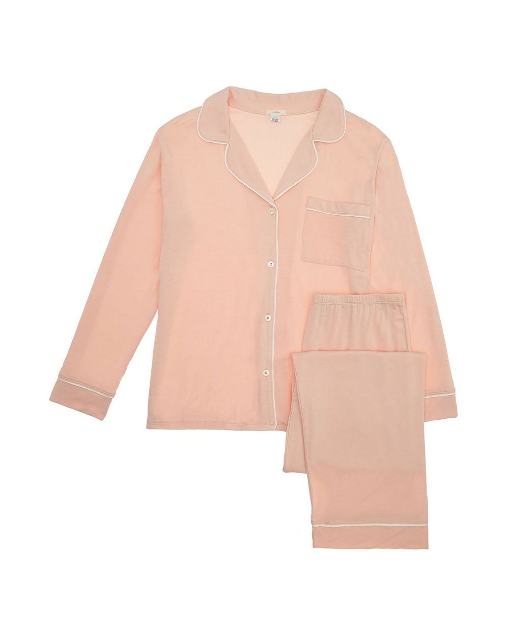 Eberjey Gisele Long Sleeve PJ Set in pink