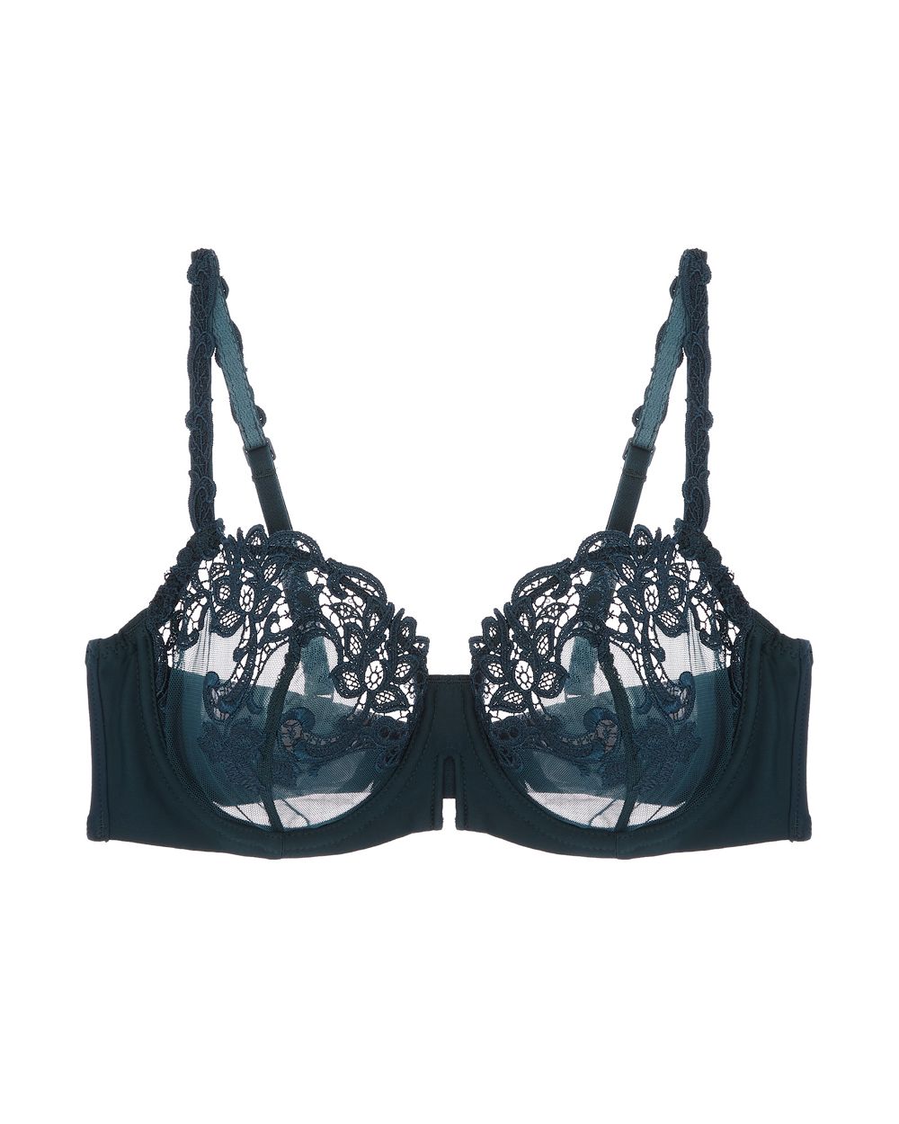 Simone Perele Saga Tattoo Demi Cup Bra in green