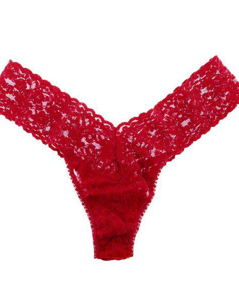 Hanky Panky Rosebud Low Rise Thong in red