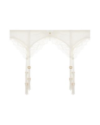 Panache Lingerie Quinn Suspender Belt in white