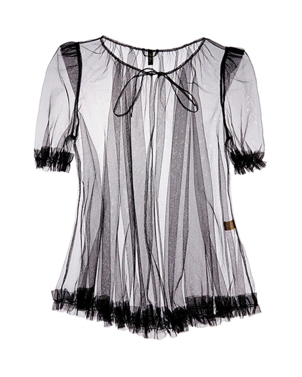 Dita Von Teese Vintage Sheer Cape in black