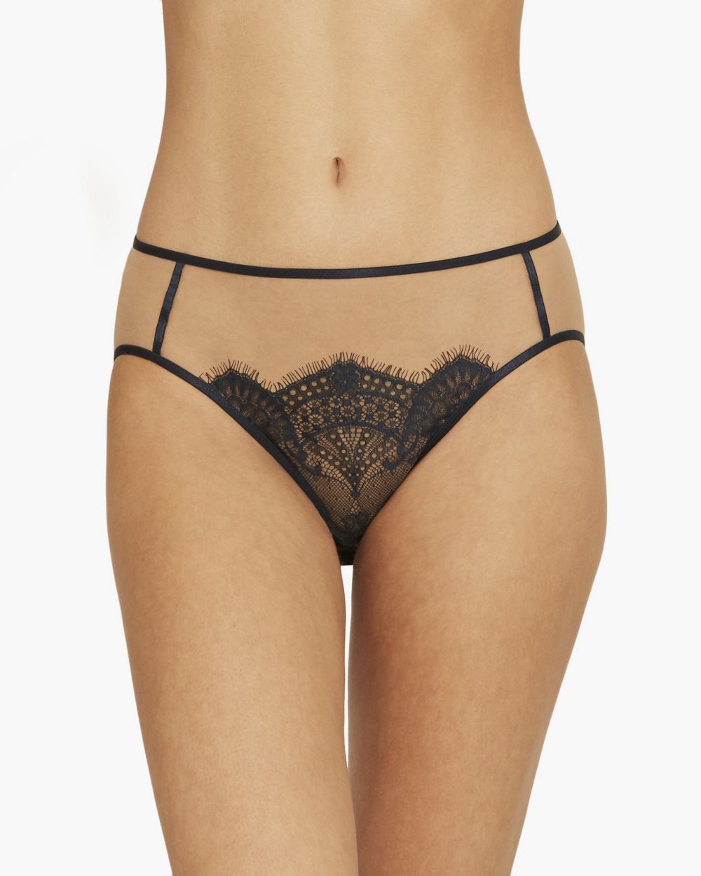 Dita Von Teese Glamonatrix Hi Cut Full Brief in blue