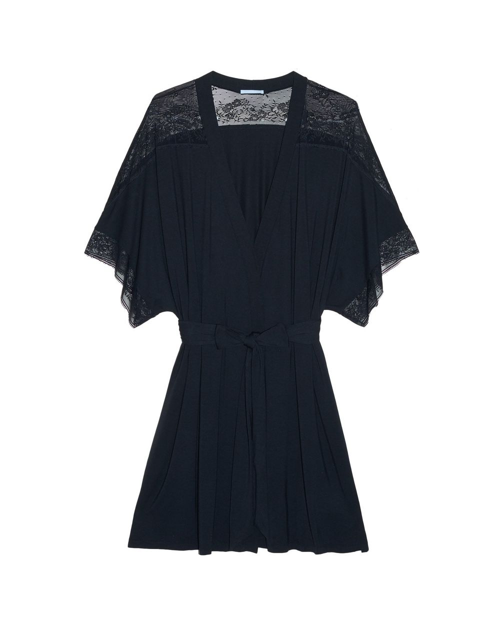 Eberjey Adora Date Robe in black