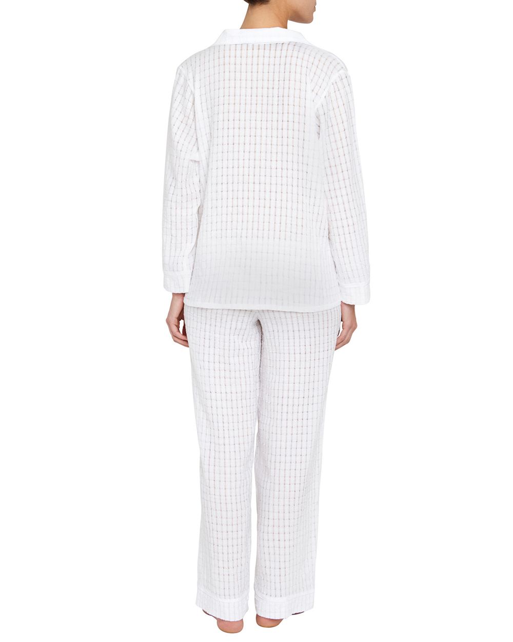 Eberjey Paz Breezy Long PJ Set in white