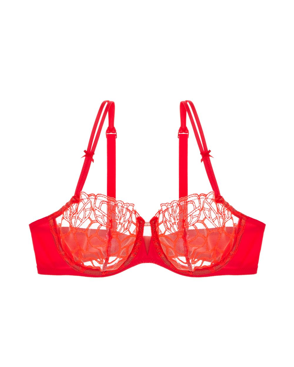 Simone Perele Java Demi Cup Bra in red