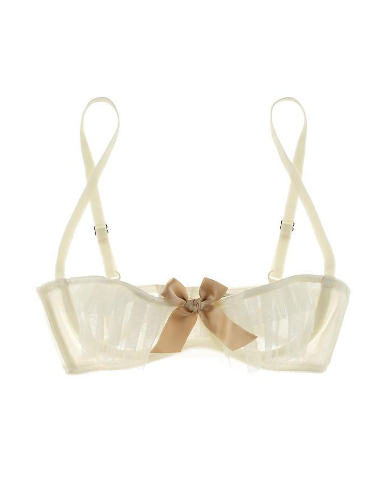 Lascivious Kitty Cupless Bra in white