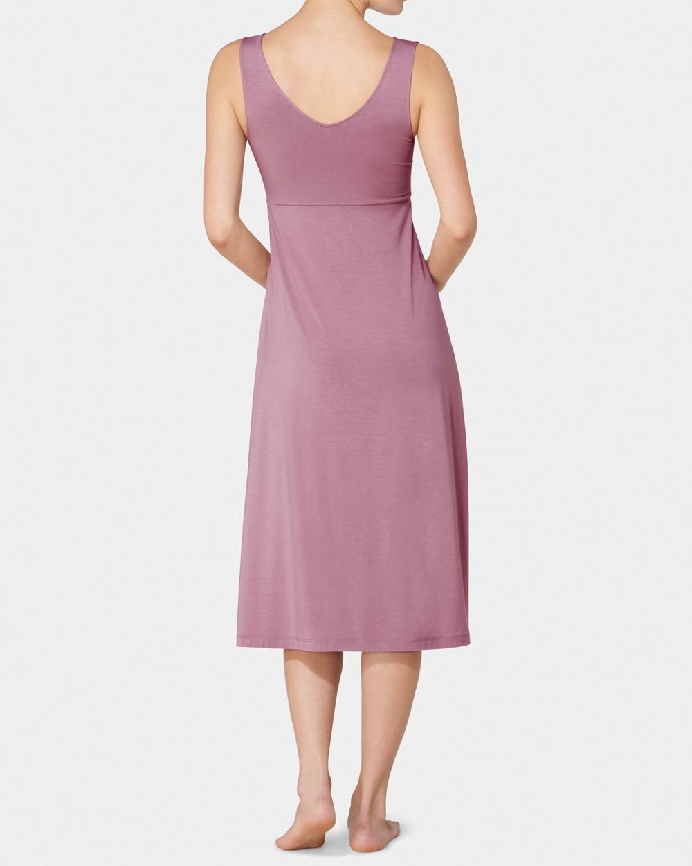 Triumph Peony Florale Long Night Dress in pink