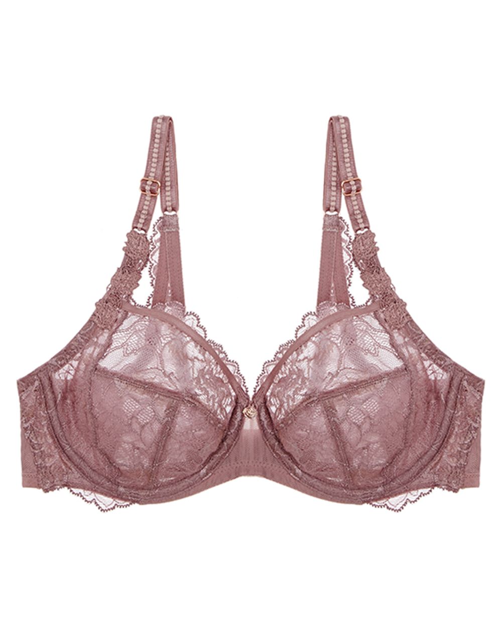 Triumph Peony Florale Underwire Bra in pink