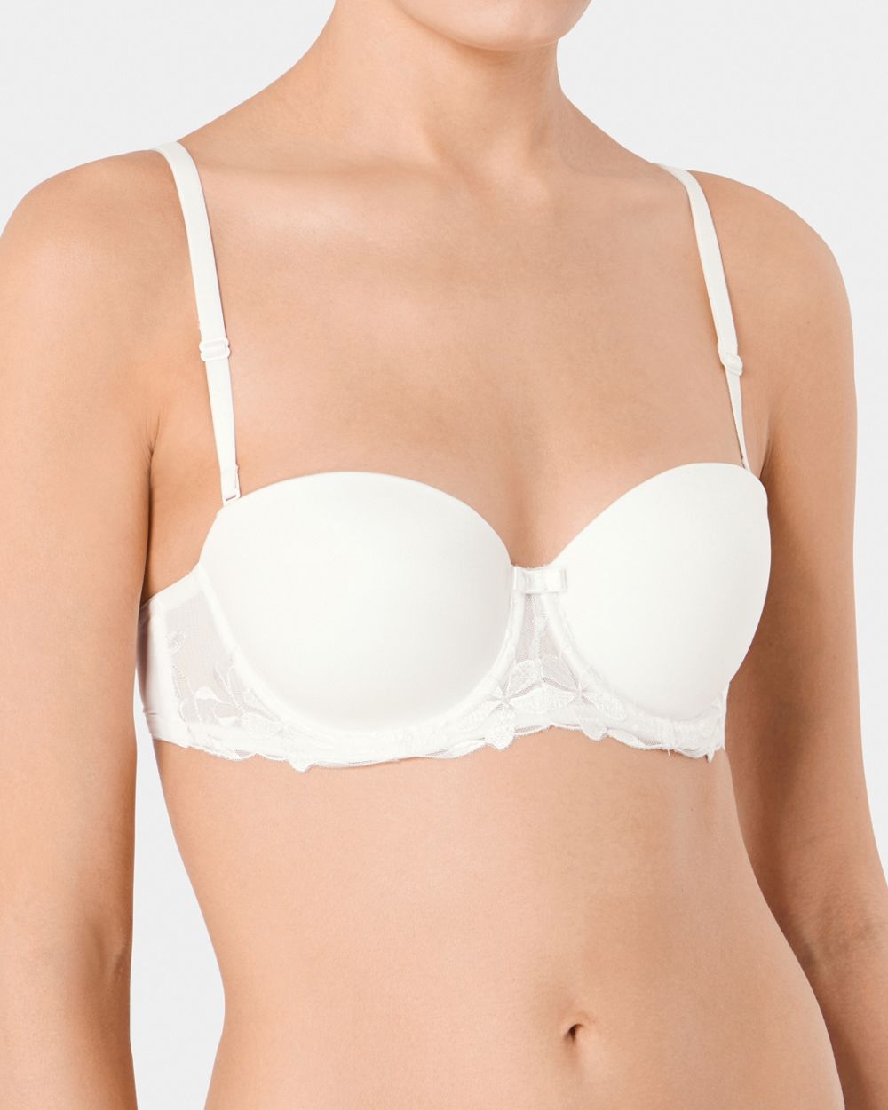Triumph Sexy Angel Spotlight Strapless Bra in white