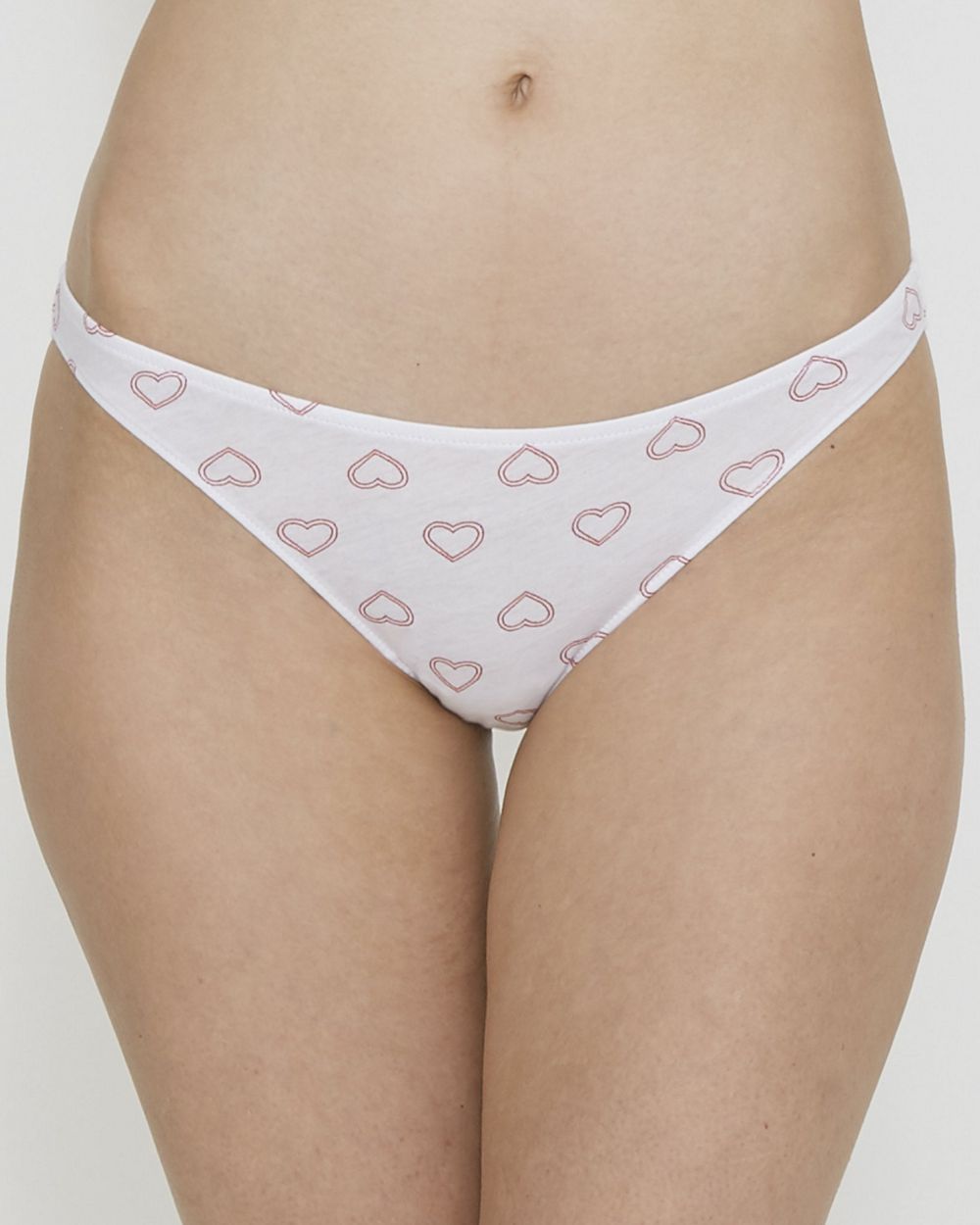 Only Hearts Twin Hearts Bikini in white