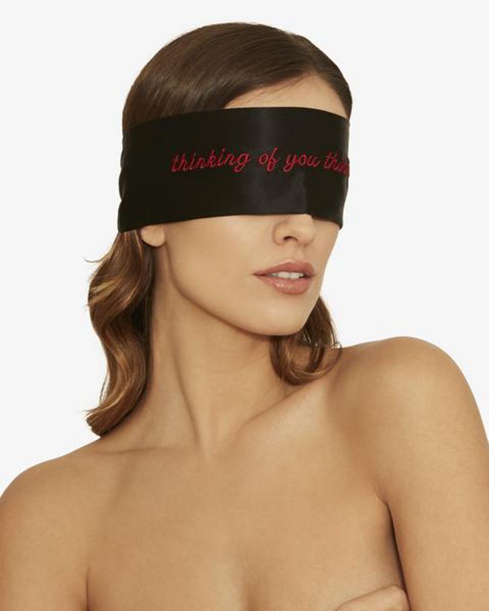 Kiki de Montparnasse Thinking of You Blindfold in black
