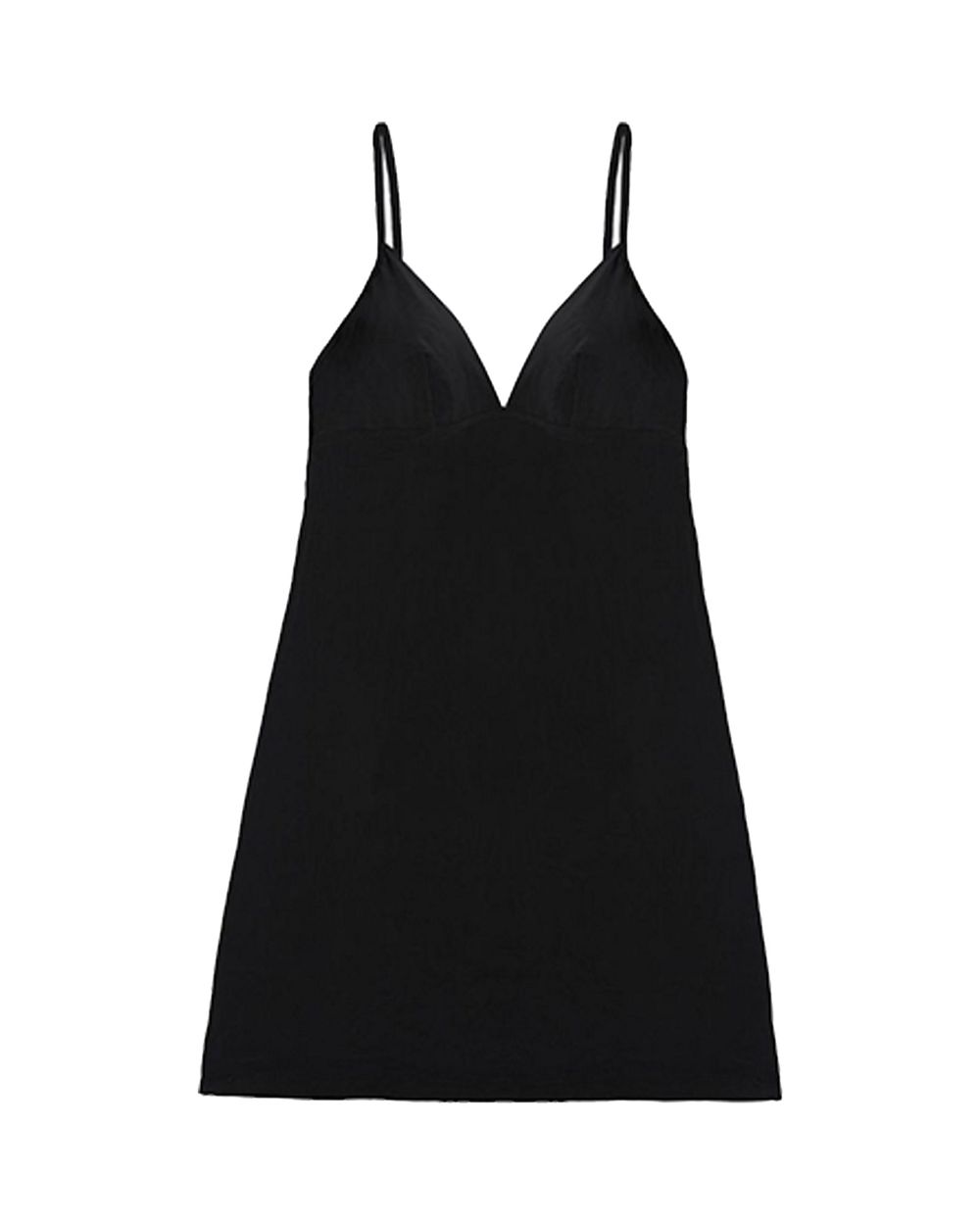 The Great Eros Lugano Slip Dress in black