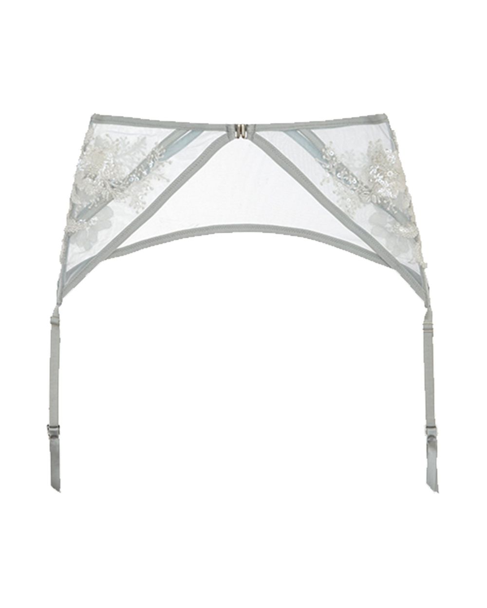 Taryn Winters Kharis Bespoke Garter Belt in blue