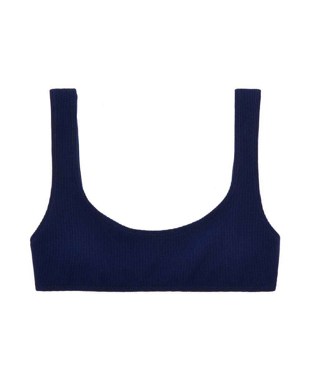 Solid & Striped Elle Bikini Top in blue