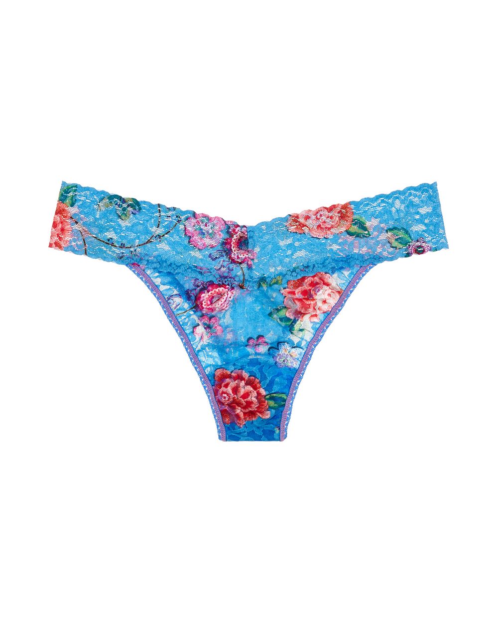 Hanky Panky Janis Original Rise Thong in blue