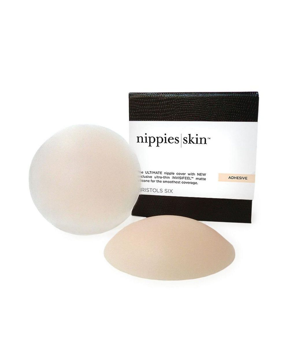 Nippies Bristols Six Size 2 Skin Adhesive Nipple Covers in beige
